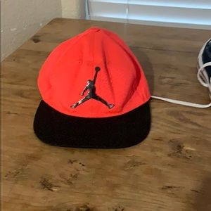 Red Jordan hat